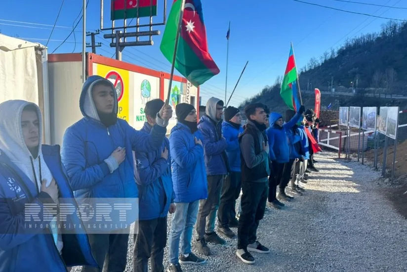 Экоактивисты с большой радостью встретили установление пункта пропуска на въезде дороги Лачын-Ханкенди