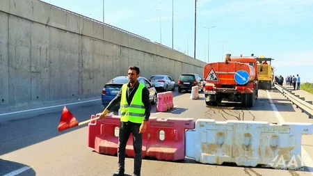 Bakı Dairəvi avtomobil yolunun bir hissəsində təmir işləri aparılıb