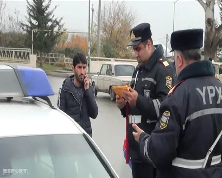 DYP Mingəçevirdə reyd keçirib, 100-dən çox sürücü saxlanılıb - FOTO - VİDEO