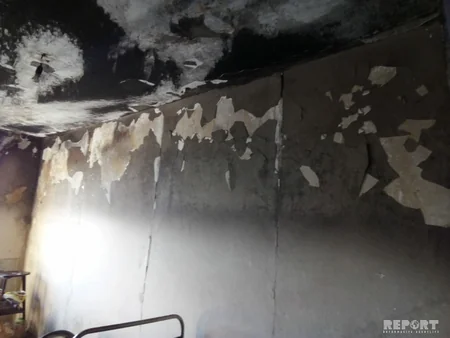 Mingəçevirdə yaşayış binasında yanğın olub, 4 qadın zəhərlənib