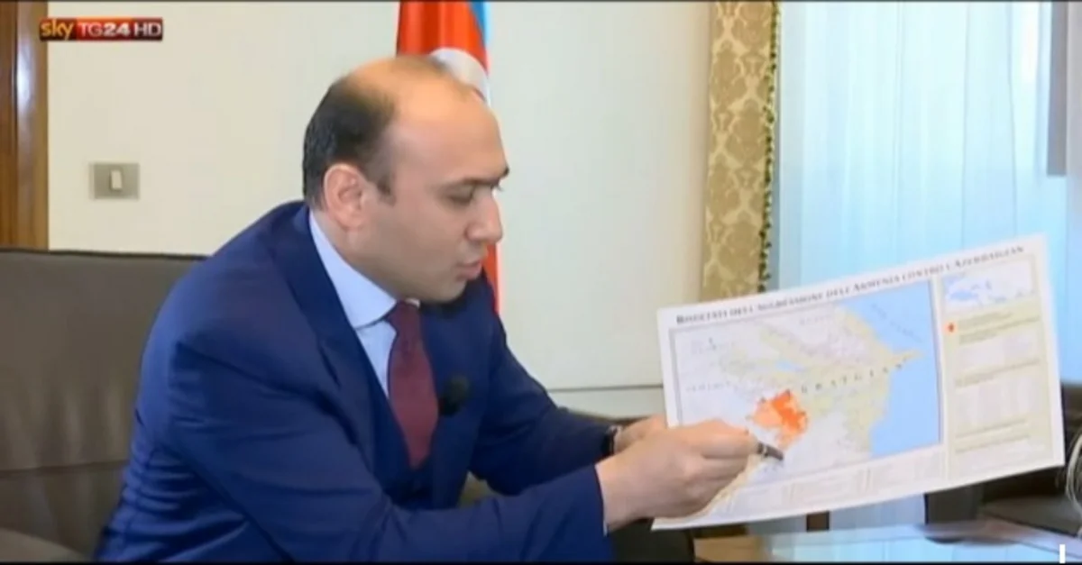 İtaliya televiziyasında Ermənistanın Azərbaycana qarşı hərbi təcavüzündən bəhs olunub