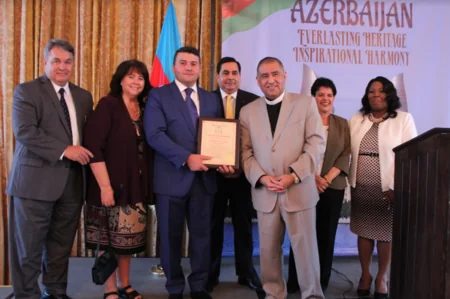 ABŞ Dövlət Departamentinin nümayəndəsi 28 May-Respublika Günü münasibətilə keçirilən tədbirə qatılıb