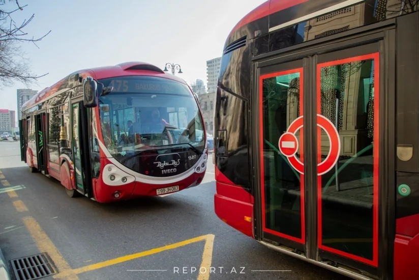 BNA: 28 avtobusun hərəkət intervalında gecikmə var