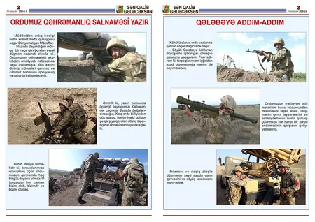 Cəbhə bölgəsində təbliğat-təşviqat işləri əməliyyat şəraitinə uyğun həyata keçirilir