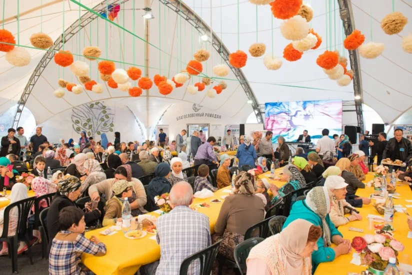​Moskvada Leyla Əliyevanın adından iftar süfrəsi açılıb