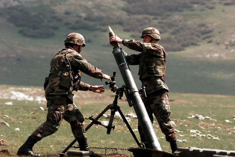 Armenians shelled Azerbaijani Army positions 51 times using large-caliber machine guns