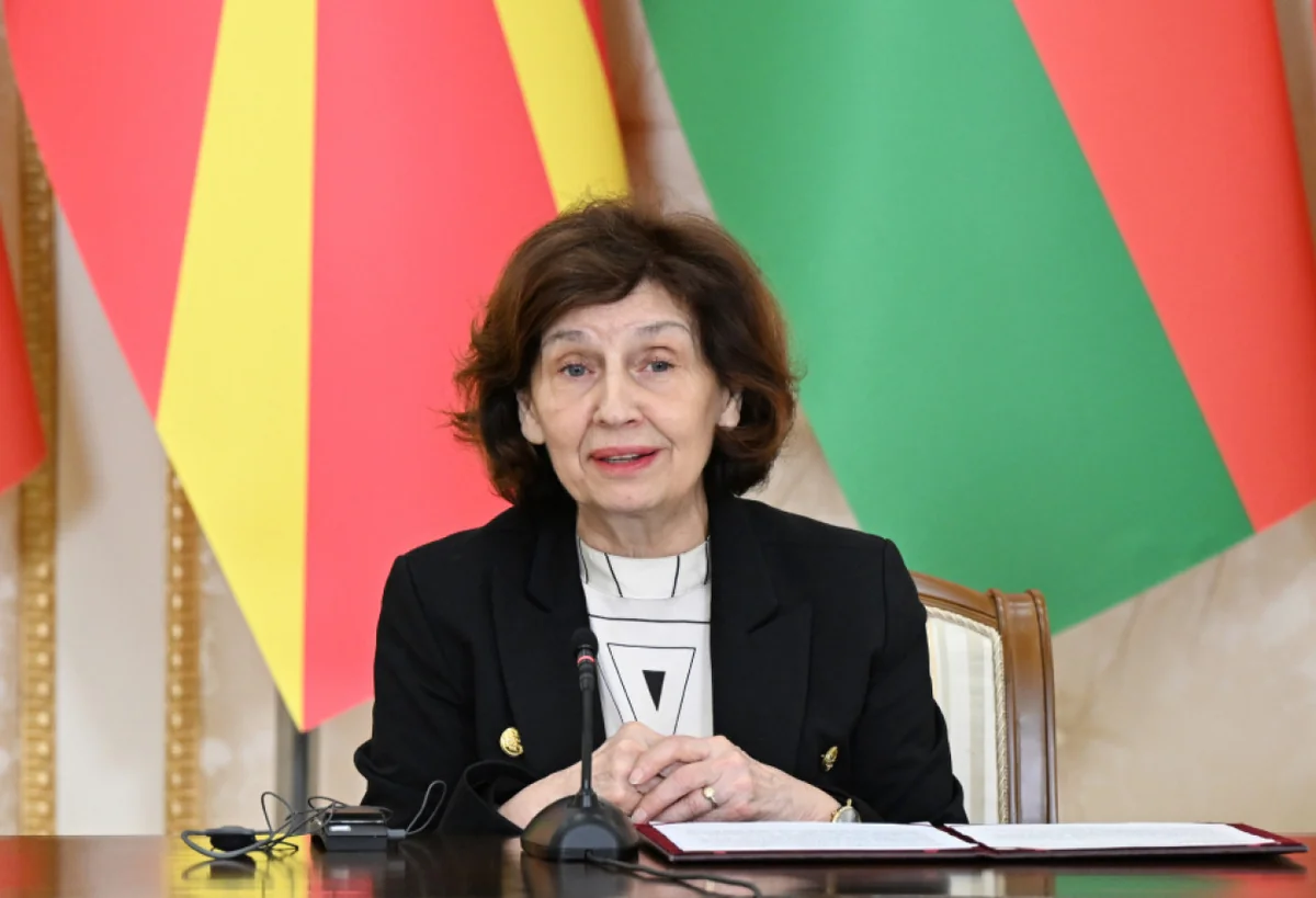 Şimali Makedoniya Prezidenti Xalça Muzeyi ilə tanış olub