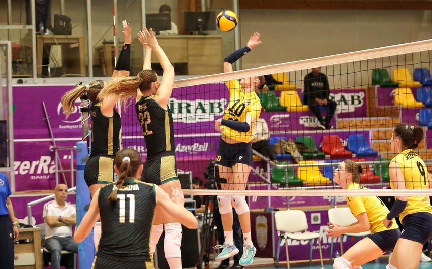 Qadın voleybolçular arasında Azərbaycan Yüksək Liqasında XVI turun matçları baş tutub