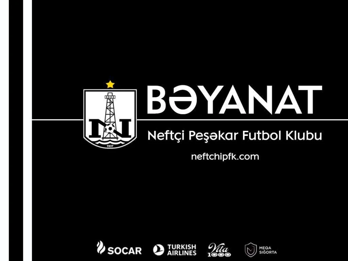 “Neftçi” bəyanat yayıb