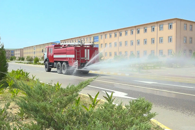 Naxçıvan Qarnizonu Qoşunlarında yoluxucu xəstəliklərə qarşı aparılan tədbirlər davam etdirilir