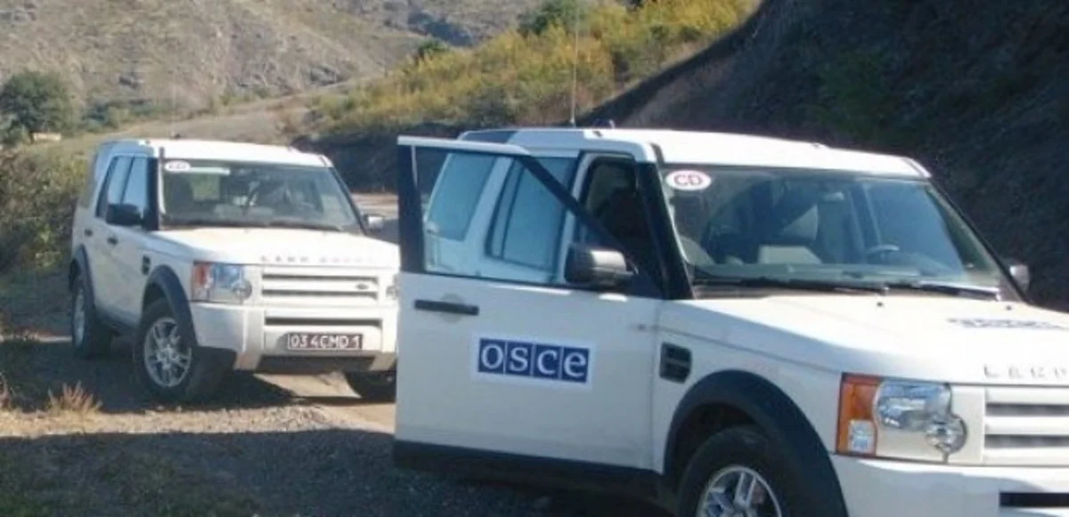 OSCE holds monitoring on contact line of Azerbaijani and Armenian troops