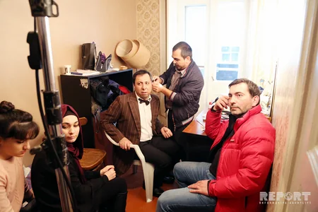 Bakıda Qaragöz komediya filminin çəkilişlərinə başlanıb - REPORTAJ