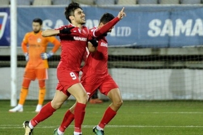 Azərbaycan millisinin hücumçusu yubiley qolunu vurub