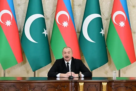 Azərbaycan Prezidenti və Pakistanın Baş naziri mətbuata bəyanatlarla çıxış ediblər