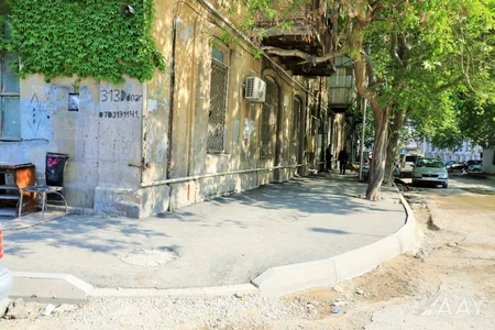 Bakının Cəlil Məmmədquluzadə küçəsinin əsaslı təmirinə başlanılıb