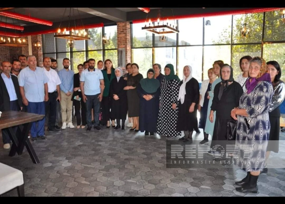 Biləsuvarda müharibədə itkin düşmüş hərbçilərin ailələri ilə görüş keçirilib