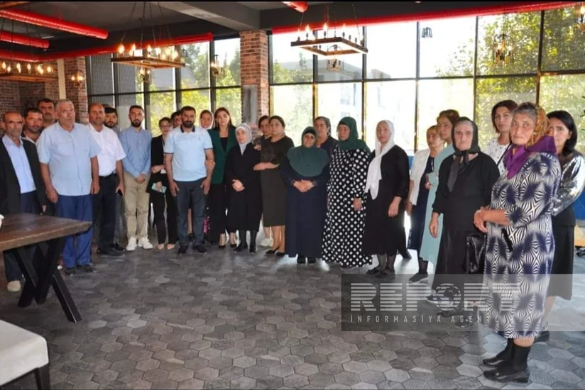 Biləsuvarda müharibədə itkin düşmüş hərbçilərin ailələri ilə görüş keçirilib
