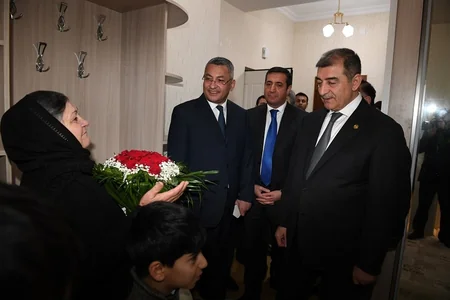 Şirvanda məcburi köçkünlər üçün yeni yaşayış kompleksi istifadəyə verilib