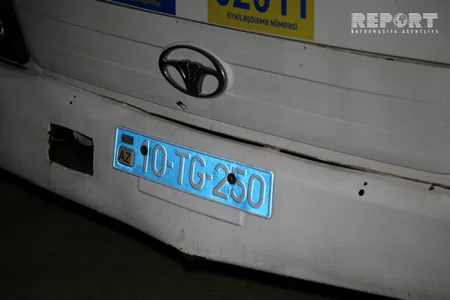 Bakıda minik maşını ilə avtobus toqquşub, yaralanan var - FOTO - VİDEO - YENİLƏNİB