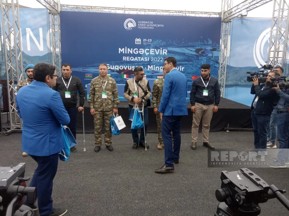 Mingəçevir Reqatasında qazilər mükafatlandırılıb