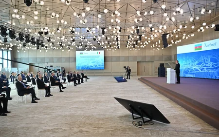 Groundbreaking ceremony held for 1,280-MW thermal power plant, largest in Azerbaijan's independence period - UPDATED