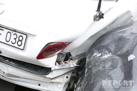 ​Bakıda 6 avtomobil toqquşub, yaralananlar var - FOTO