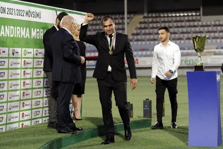 Azərbaycan I Divizionunun medalçıları mükafatlandırılıb