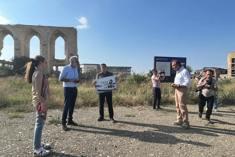 Bir qrup amerikalı jurnalist və media eksperti Ağdama səfər edib