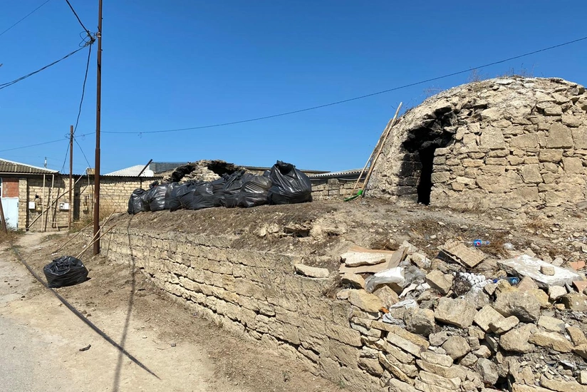 Hacı Abbas hamamında təmizlik işlərinə başlanılıb