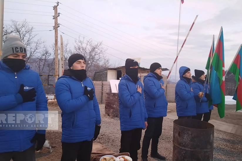 Yüksək fəallıq, iradə, əzm - Xankəndi-Laçın yolunda aksiyanın 37-ci günü