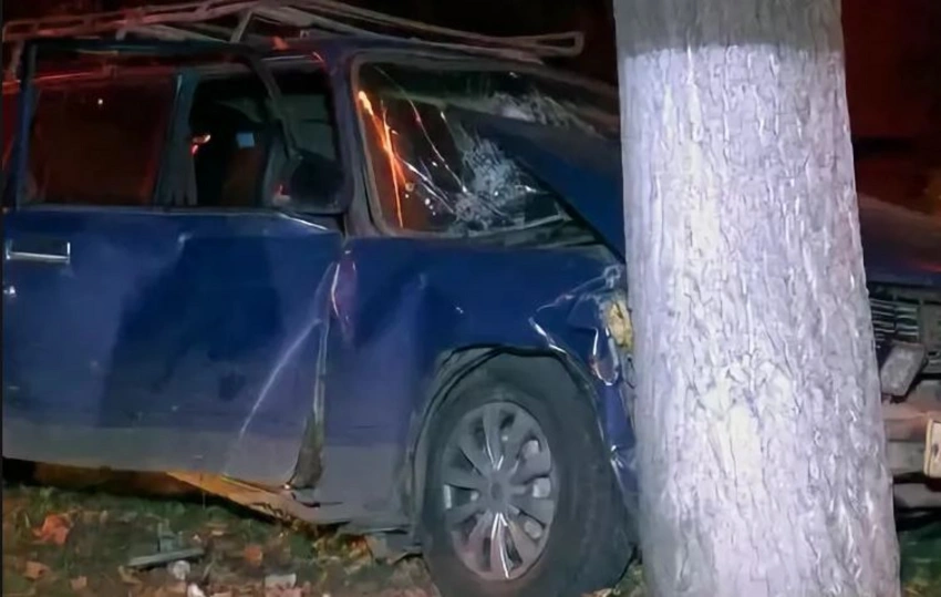 Neftçalada sərxoş sürücü avtomobili ağaca çırpıb