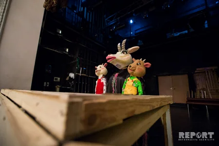 Dövlət Kukla Teatrından - REPORTAJ