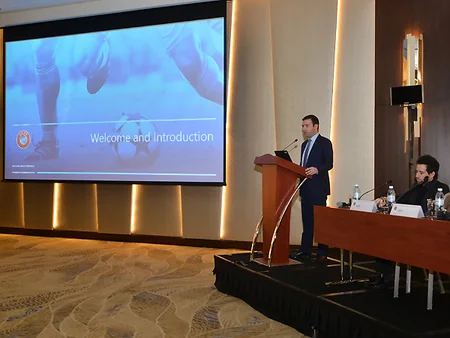 UEFA seminarına qatılan 14 ölkənin nümayəndələri Bakı Olimpiya Stadionunda olub