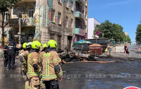 Berlində polislə vətəndaşlar arasında qarşıdurma olub