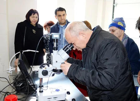 CAREC ölkələrinin nümayəndələri Gürcüstan-Azərbaycan sərhədindəki gömrük məntəqəsi ilə tanış olublar - FOTOLAR