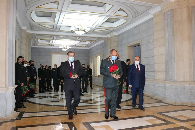 Hərbi Prokurorluqda milli prokurorluğun yaradılmasının 103-cü ildönümünə həsr olunan mərasim keçirilib