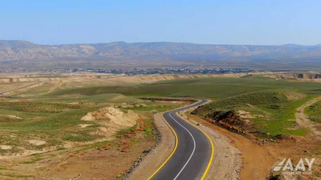 Hacıqabulda 8 kəndi birləşdirən yol yenidən qurulub