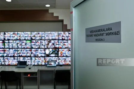 MSK-da yaradılan veb-kameralara texniki nəzarət mərkəzinə baxış keçirilib