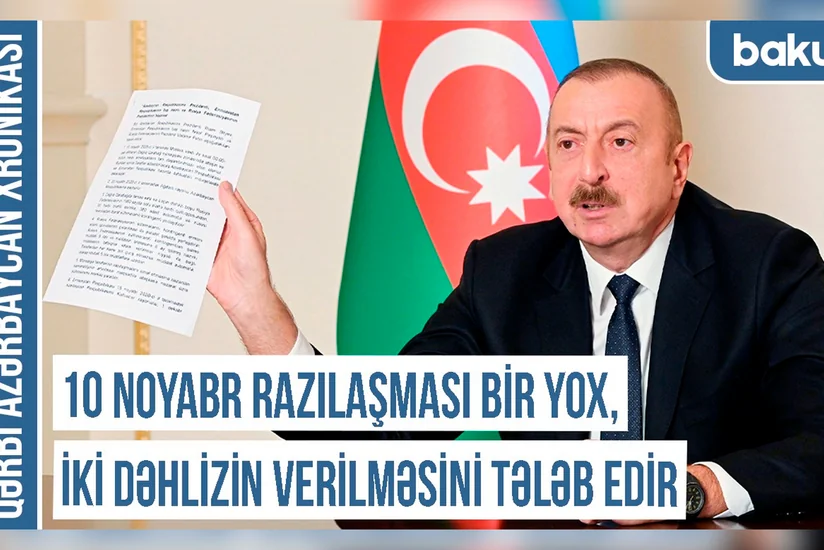 Qərbi Azərbaycan Xronikası: “Ermənistan təkcə Meğridəki yox, ikinci dəhlizin açılması ilə bağlı da üzərinə öhdəlik götürüb”