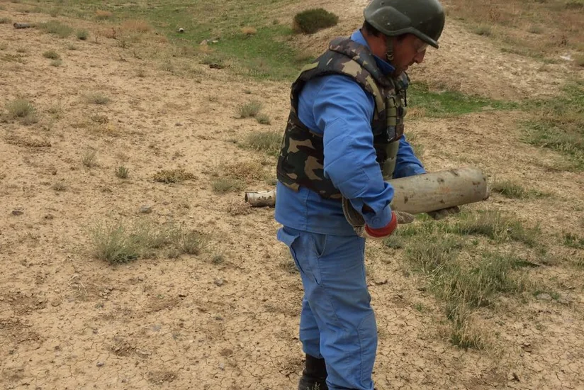 Xızının Şurabad kəndində 35 ədəd partlamamış hərbi sursat aşkar edilib