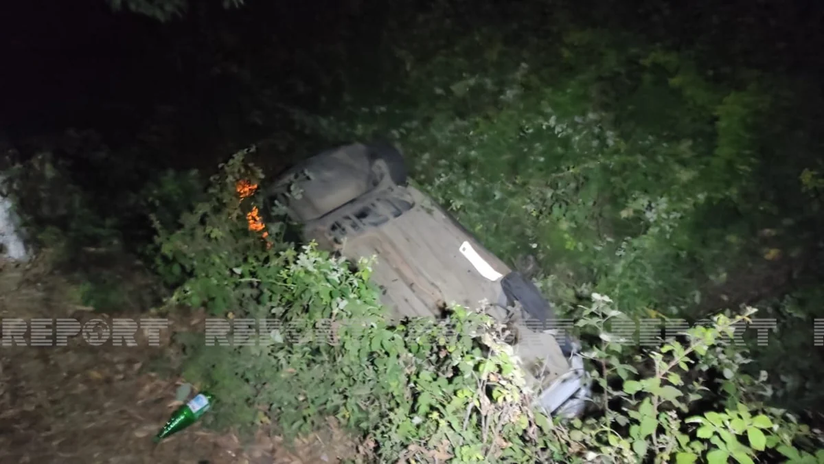 В Лянкяране 17-летний водитель съехал в канал