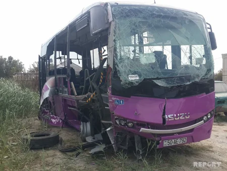 Sumqayıtda avtobus və Kamazın toqquşması nəticəsində yaralanan 13 nəfərin adı məlum olub - YENİLƏNİB