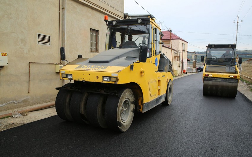 Bakıda üç qəsəbə arasında yolların yenidən qurulmasına 3,7 milyon manat ayrılıb