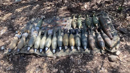 Türkiyə ordusu terrorçulara aid xeyli sayda silah-sursat ələ keçirib