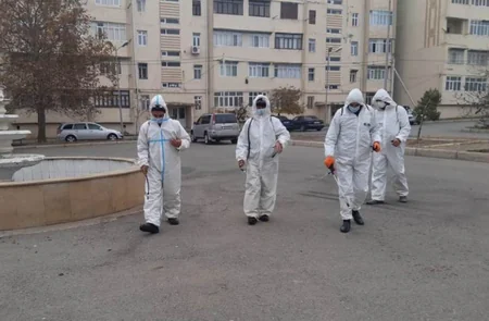 Gəncədə koronavirusa qarşı mübarizə tədbirləri davam edir