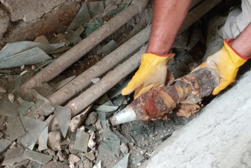 Ağdamda iki mərmi və patronlar aşkarlandı