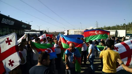 Gürcüstan azərbaycanlıları Azərbaycana dəstək aksiyası keçirirlər