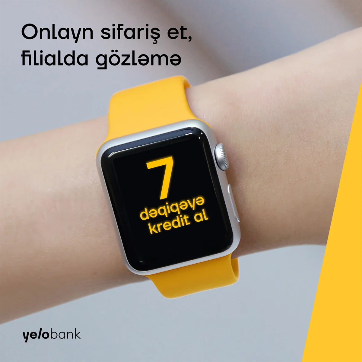 Yelo Bankdan 7 dəqiqəyə maaşınızın 10 mislinədək kreditlər!