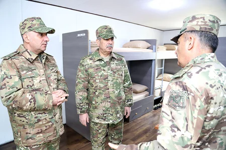 Zakir Hasanov visits Commando Mountain Training Center