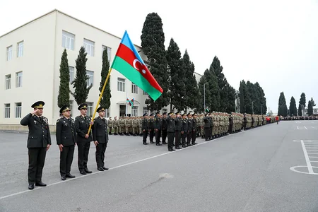 Azərbaycan Ordusunda andiçmə mərasimləri keçirilib